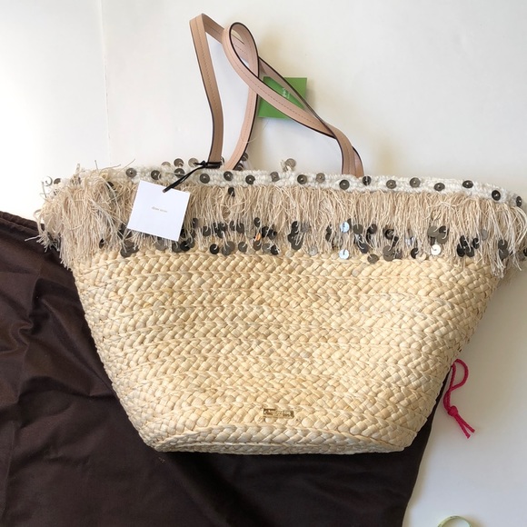 Kate Spade Lewis Way Large Fringe Marketa Tote - Picture 2 of 11